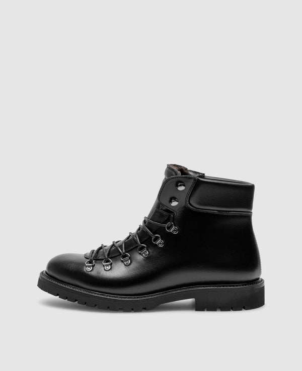 Barkley HB3 Herren Boot Schwarz aus gefettetes Kalbsleder