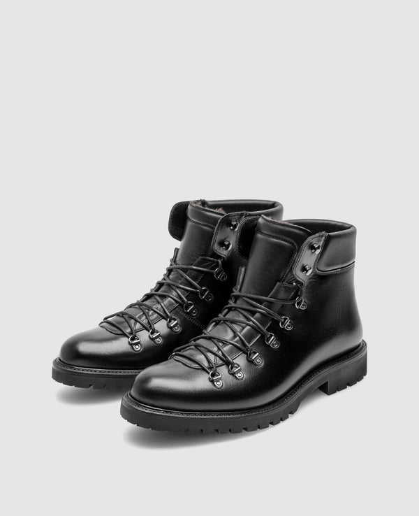 Barkley HB3 Herren Boot Schwarz aus gefettetes Kalbsleder