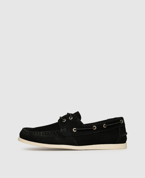 Elia M DS Herren Bootsschuh Schwarz