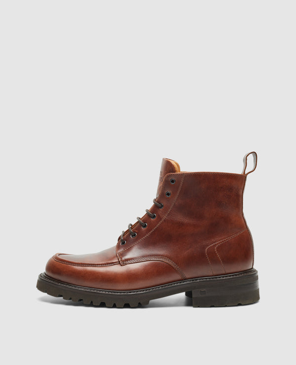 Harry NB5 Herren Boot Mittelbraun aus gefettetes Kalbsleder