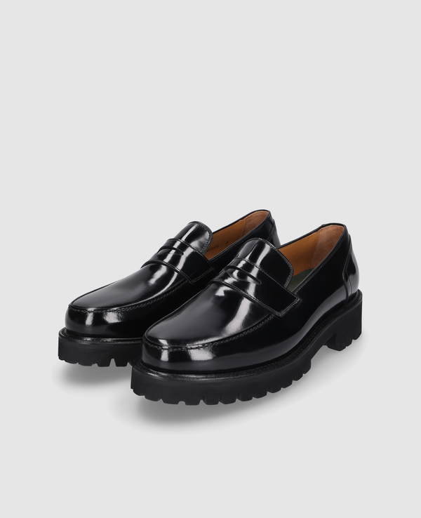 Haywood PL Herren Loafer Schwarz aus Kalbsleder