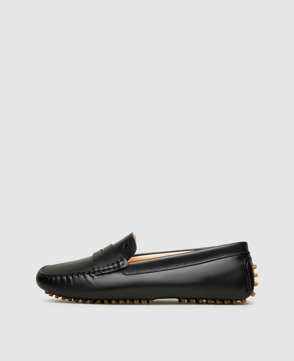 Sasha MK Damen Mokassin Schwarz