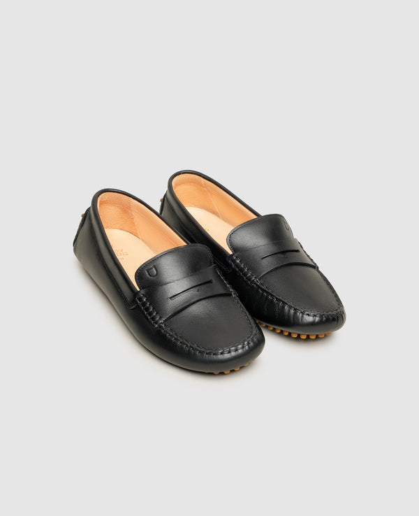 Sasha MK Damen Mokassin Schwarz