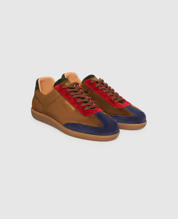 Travis TIS Herren Sneaker Green/Blue/Brown/Red