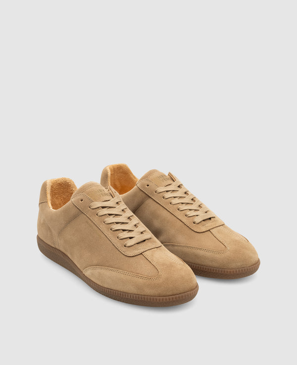 Travis TIS Herren Sneaker Beige aus Kalbsvelours