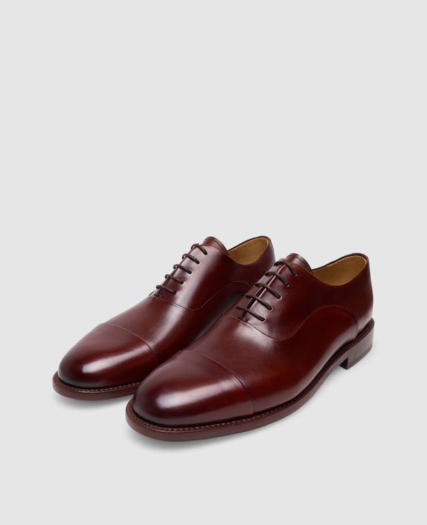 Winston CO1 Herren Klassiker Schwarzbraun aus Kalbsleder mit Handfinish
