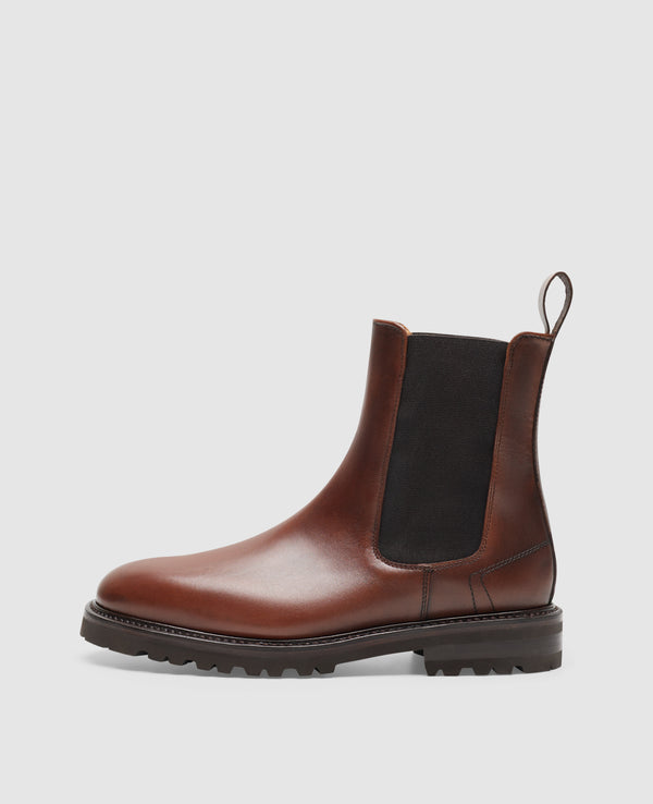 Bonnie CB5 Damen Boot Mittelbraun aus Boxcalf