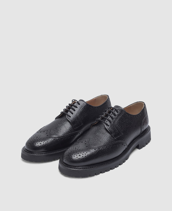 Bonnie FBD3 Damen Klassiker Schwarz aus Kalbsleder mit Prägung