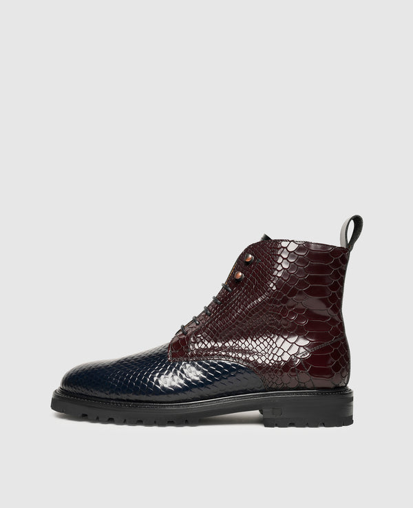 Bonnie PDB Damen Boot Grün/Blau/Bordeaux