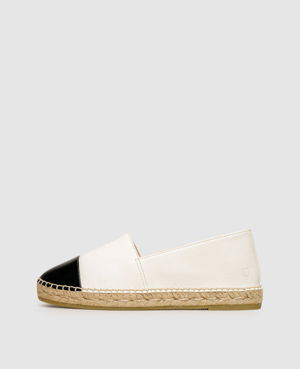 Taylor CEP Damen Espadrille Weiß/Schwarz