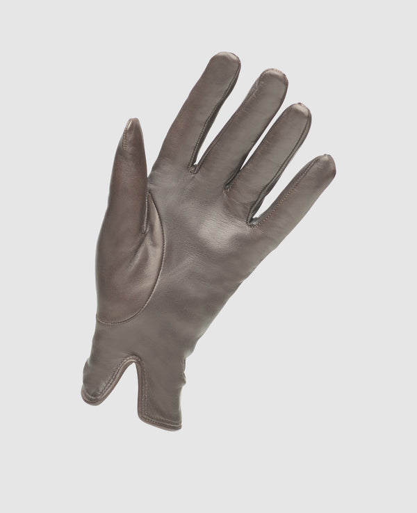 Handschuhe mit Steppung - Dunkelbraun
