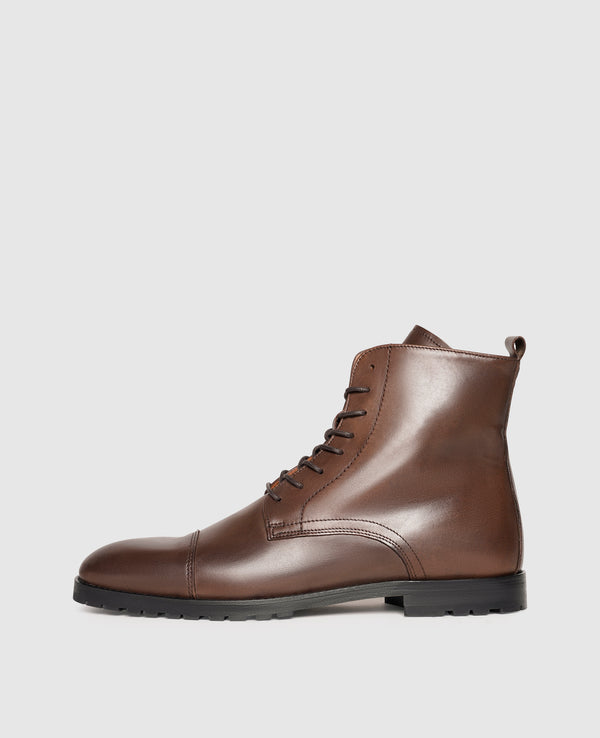 Wallace CDB Herren Boot Dark Brown