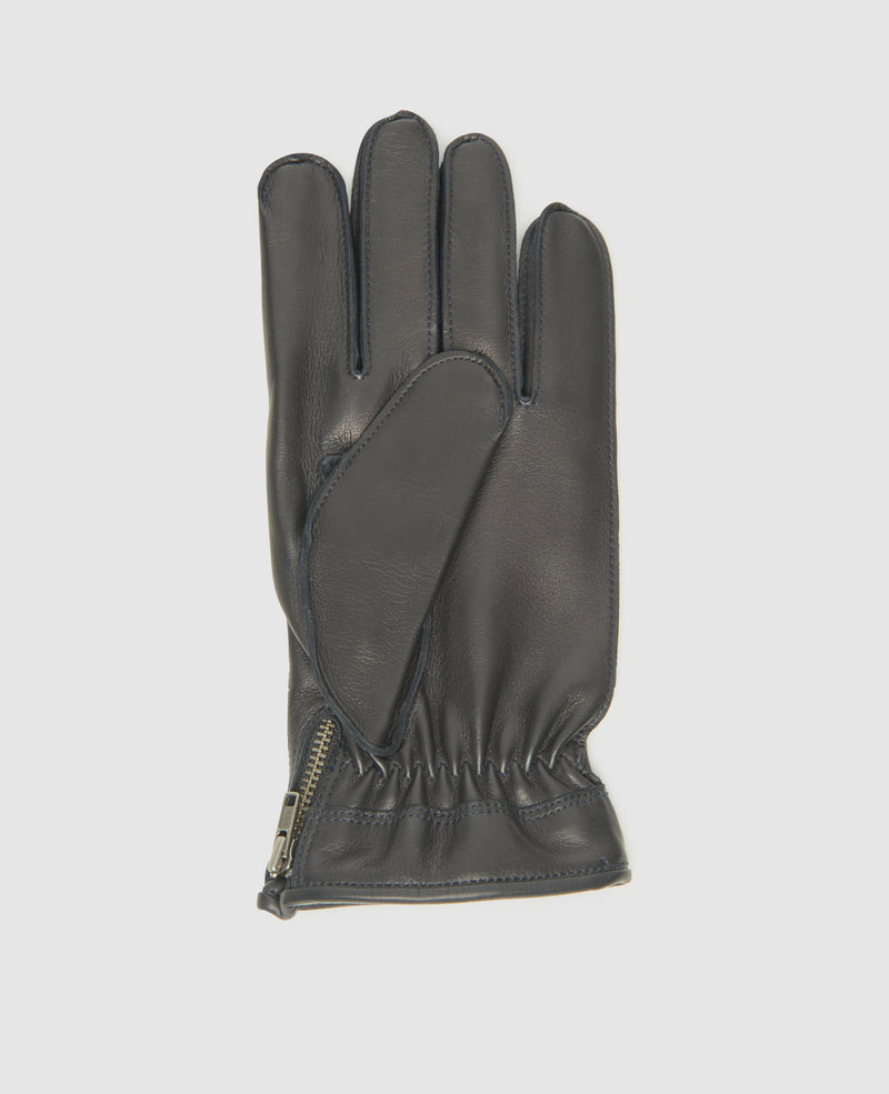 Gefütterte Herrenhandschuhe mit Zipper