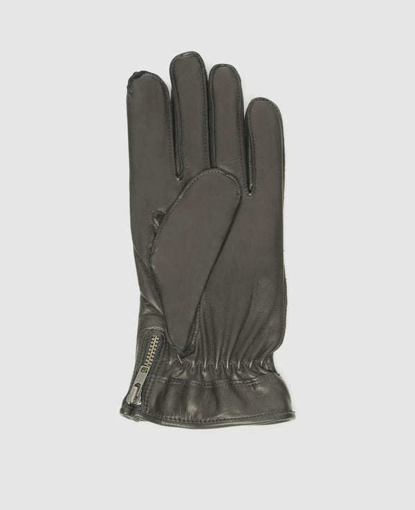 Handschuhe mit Zipper Herren Schwarz